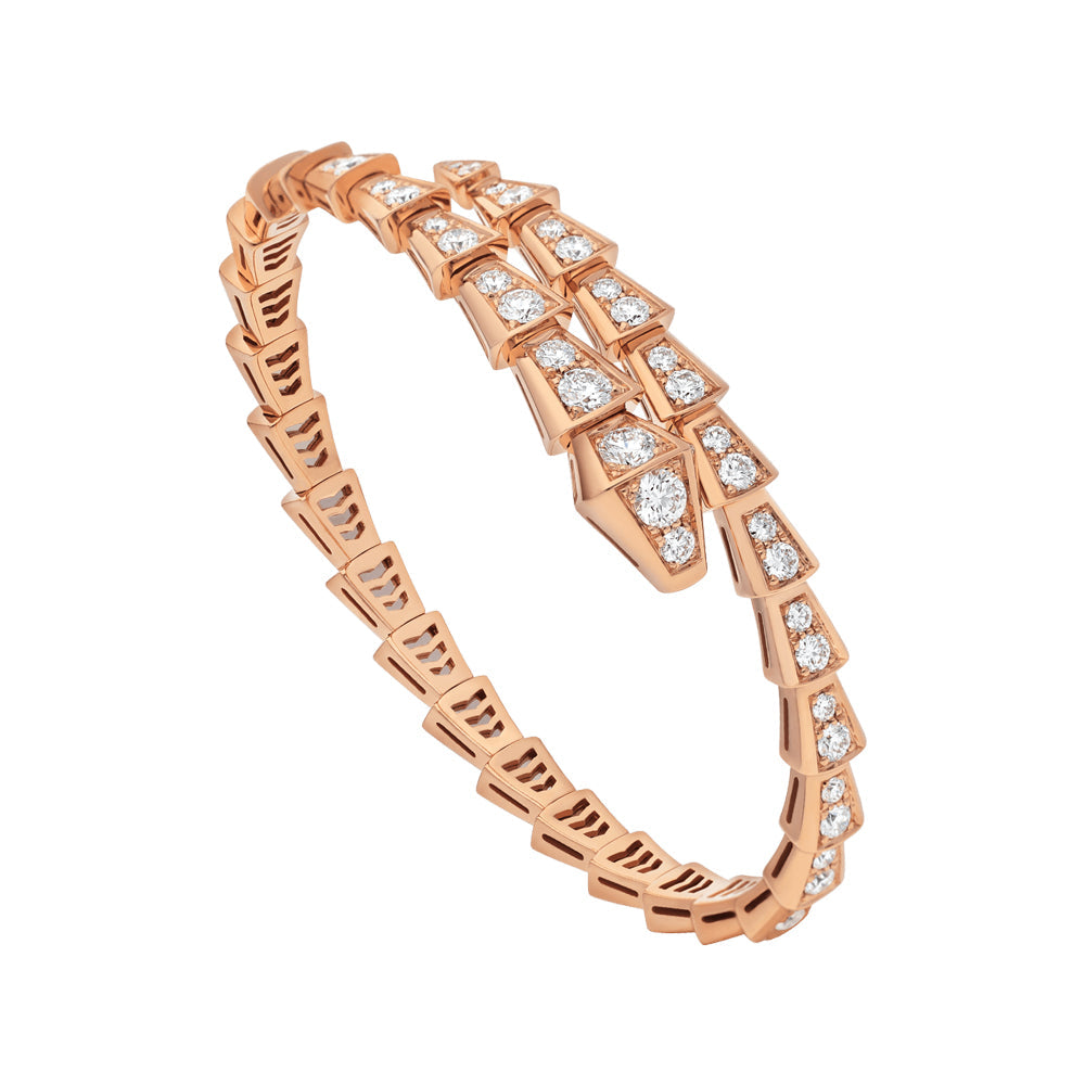 [baslovejewels]SERPENTI BRACELET 6.8MM PINK GOLD DIAMOND