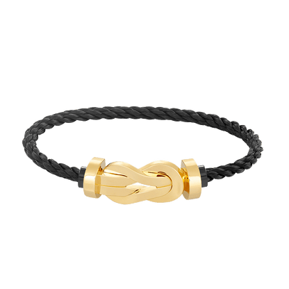 [baslovejewels]CHANCE LARGE 8 FIGURE BUCKLE NO DIAMOND BRACELET GOLD