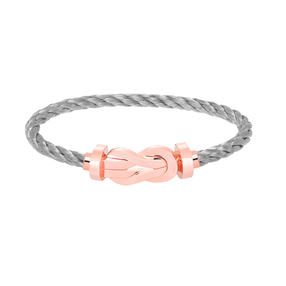 [baslovejewels]CHANCE LARGE 8 FIGURE BUCKLE NO DIAMOND BRACELET ROSE GOLD