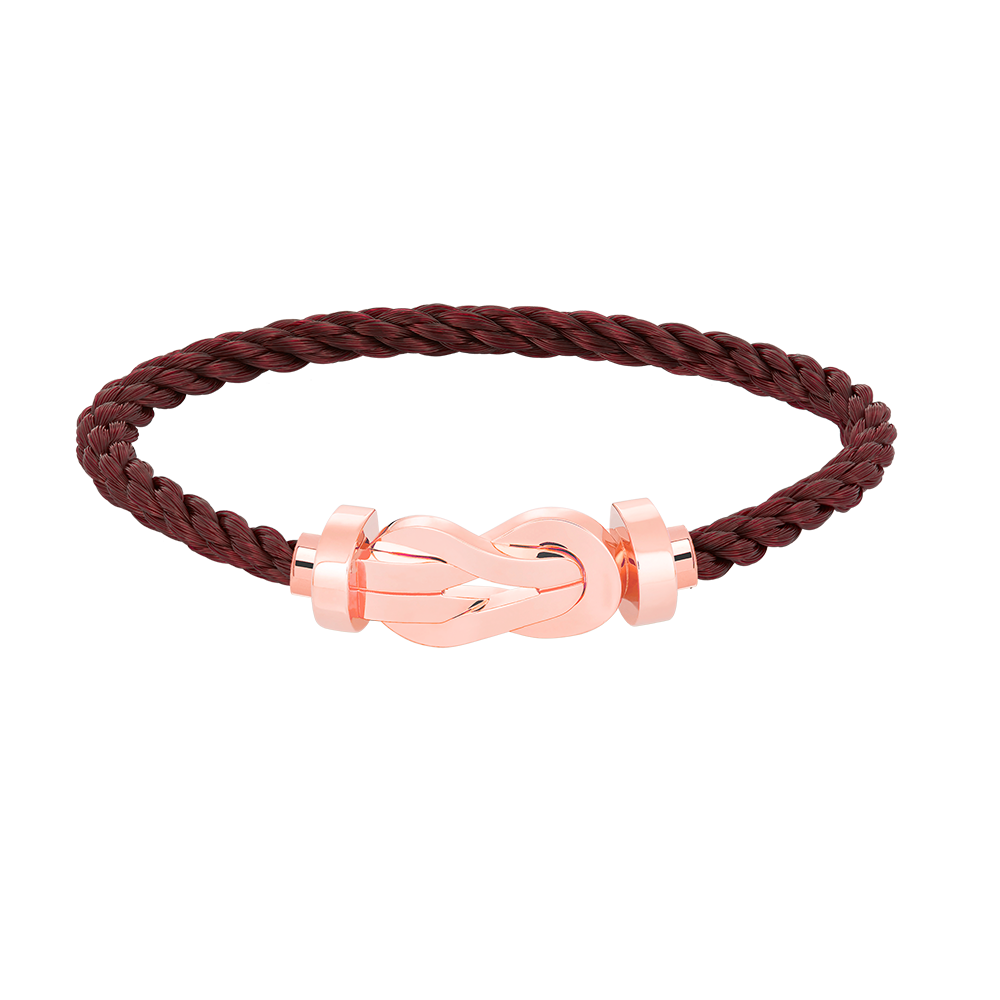 [baslovejewels]CHANCE LARGE 8 FIGURE BUCKLE NO DIAMOND BRACELET ROSE GOLD