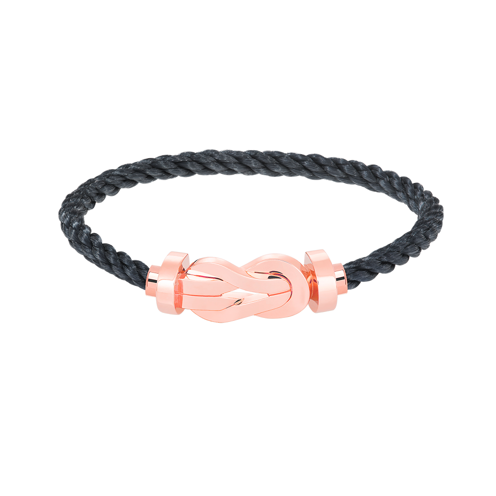 [baslovejewels]CHANCE LARGE 8 FIGURE BUCKLE NO DIAMOND BRACELET ROSE GOLD