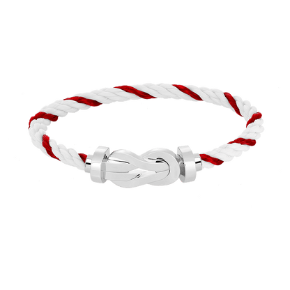 [baslovejewels]CHANCE LARGE 8 FIGURE BUCKLE NO DIAMOND BRACELET SILVER