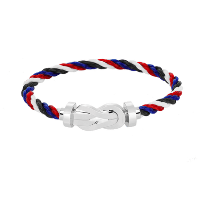 [baslovejewels]CHANCE LARGE 8 FIGURE BUCKLE NO DIAMOND BRACELET SILVER