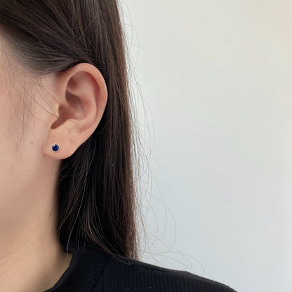 [baslovejewels]Sparkling Colorful Round Shape Earrings