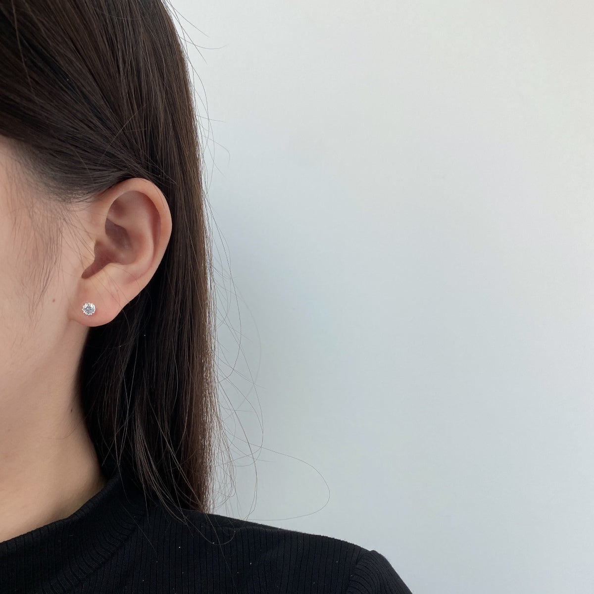 [baslovejewels]Sparkling Colorful Round Shape Earrings