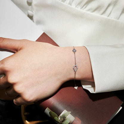 [baslovejewels]Gost Shape & Round Shape Necklace