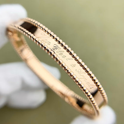 [baslovejewels]CLOVER BRACELET ENGRAVING SERIES