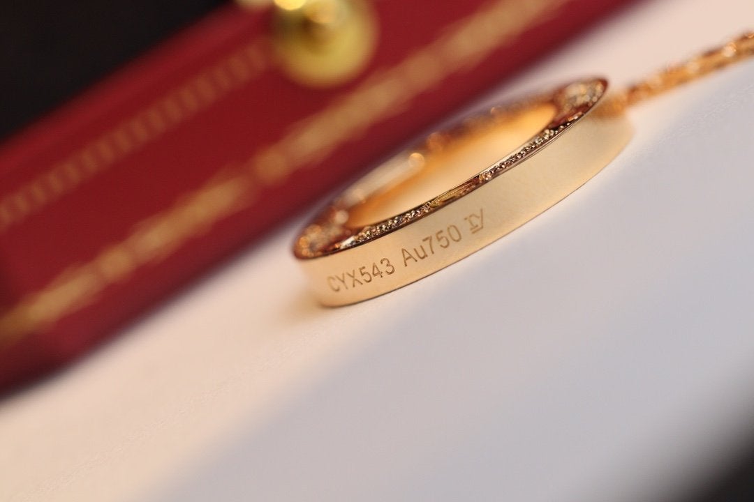 [baslovejewels]LOVE NECKLACE ADJUSTABLE ROSE GOLD