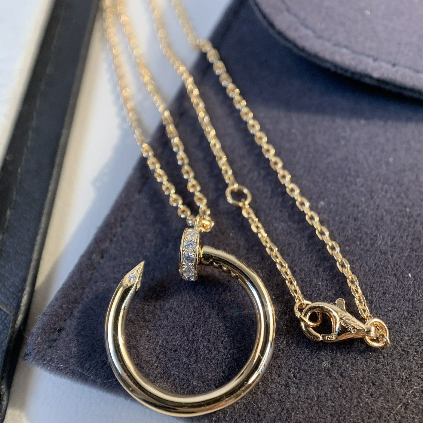 [baslovejewels]JUSTE NECKLACE PINK GOLD