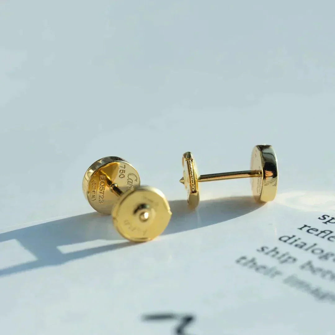 [baslovejewels]LOVE EARRINGS GOLD 10MM