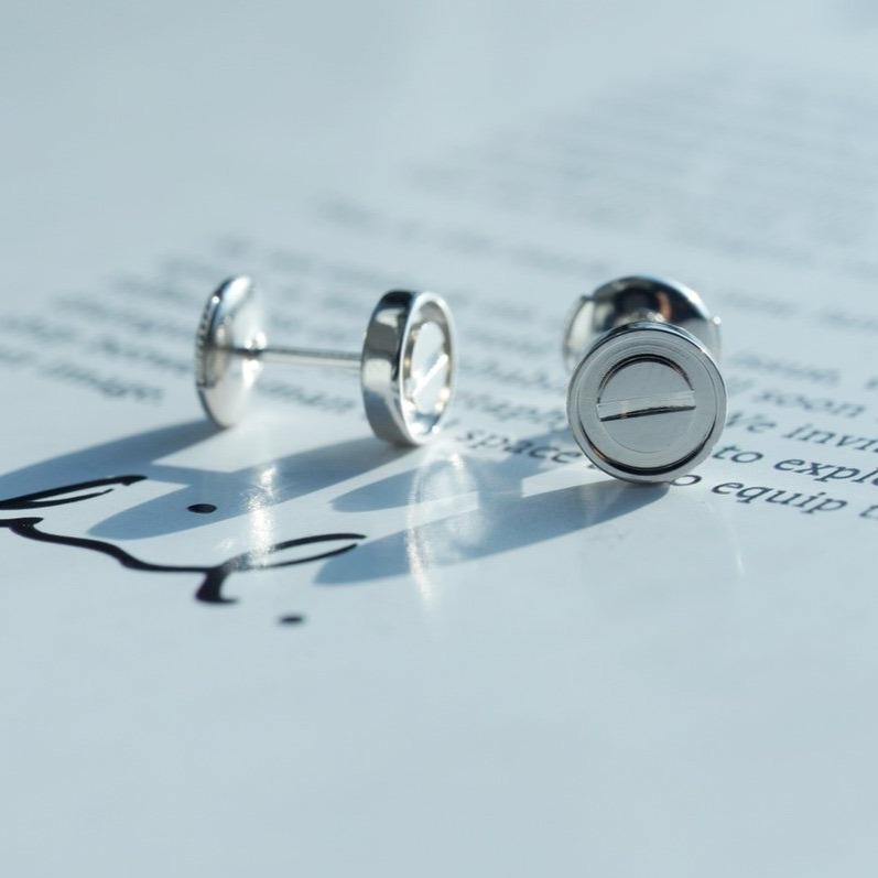 [baslovejewels]LOVE EARRINGS SILVER 10MM