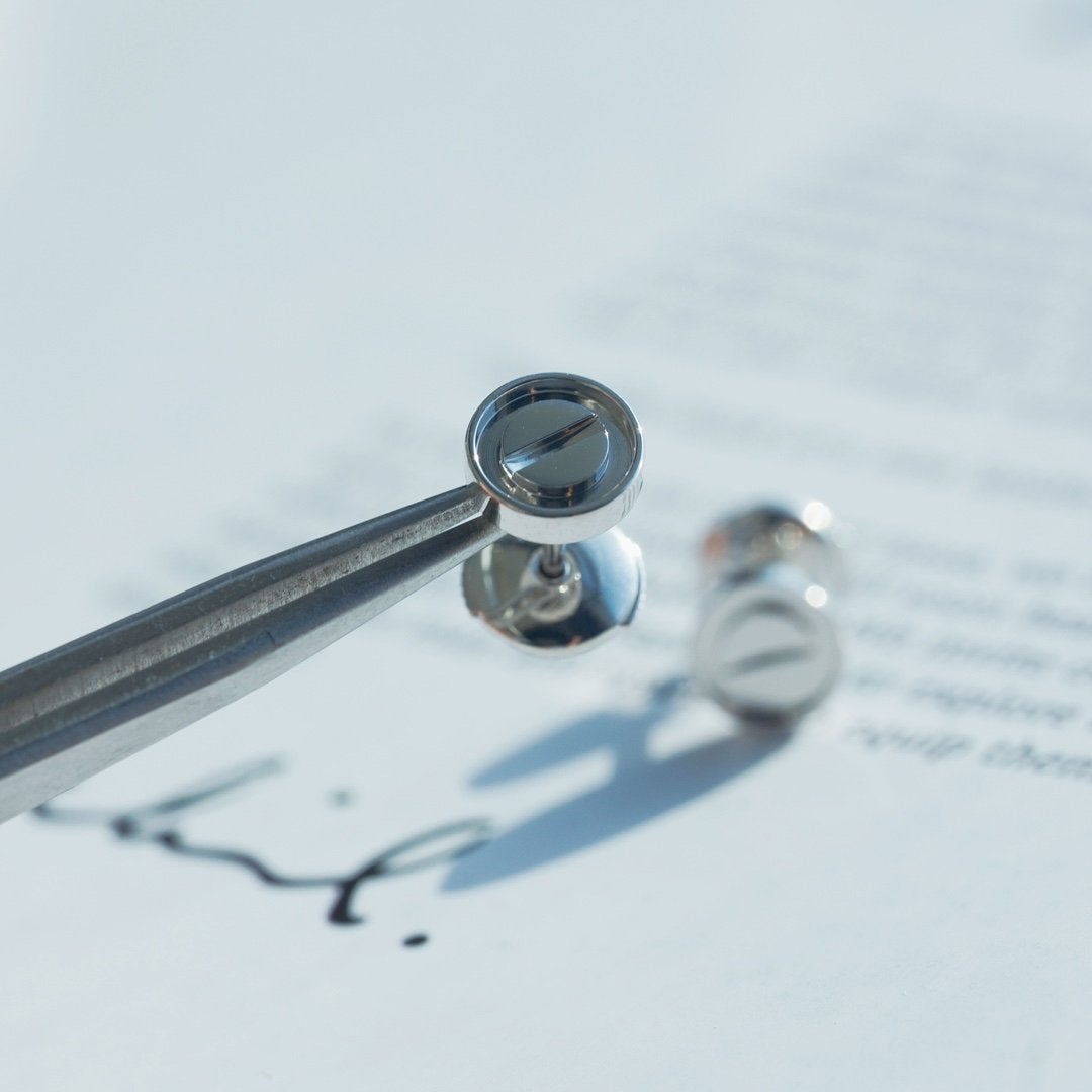 [baslovejewels]LOVE EARRINGS SILVER 10MM