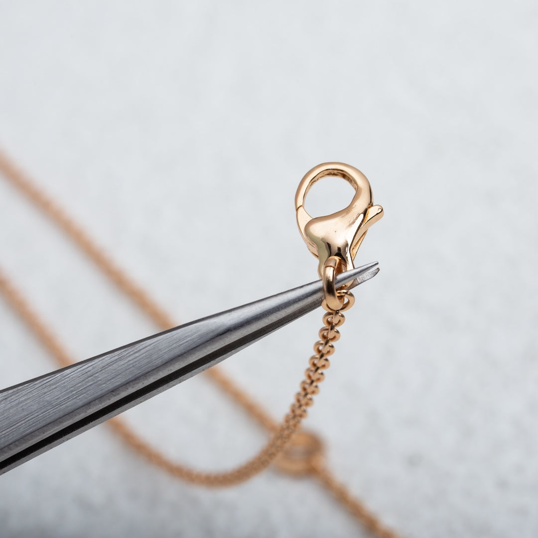 [baslovejewels]PARENTESI NECKLACE PINK GOLD