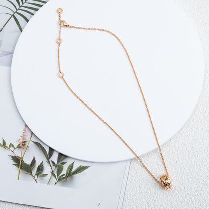[baslovejewels]PARENTESI NECKLACE PINK GOLD