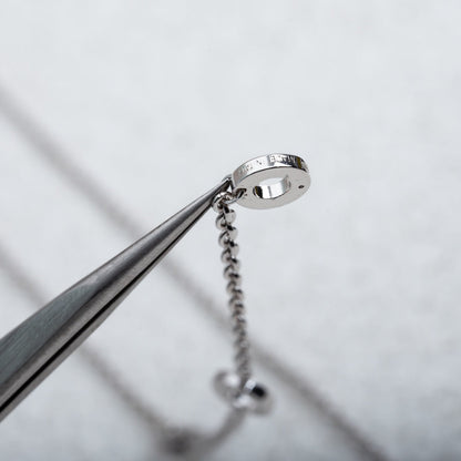 [baslovejewels]PARENTESI NECKLACE SILVER