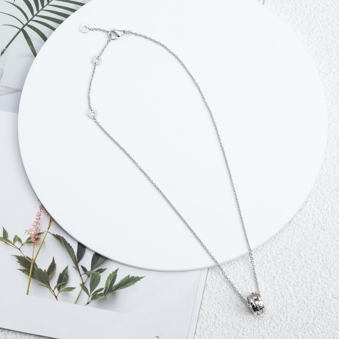 [baslovejewels]PARENTESI NECKLACE SILVER