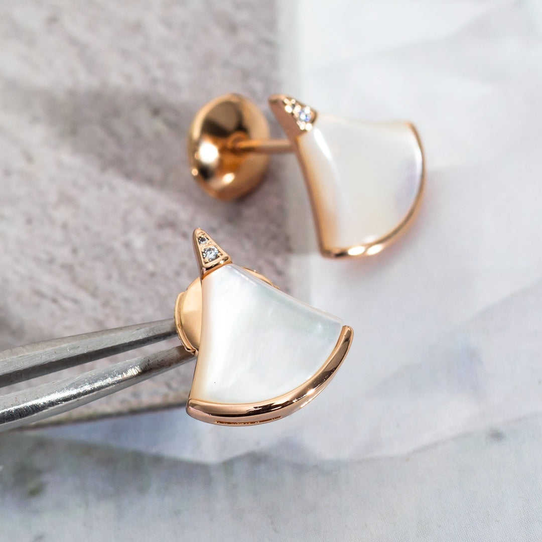 [baslovejewels]DIVAS DREAM EARRINGS PINK GOLD