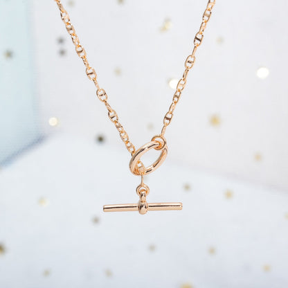 [baslovejewels]ECHAPPEE NECKLACE PINK GOLD