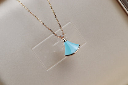 [baslovejewels]DREAM NECKLACE TURQUOISE PINK GOLD