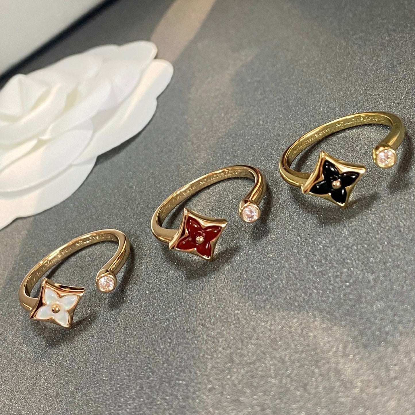 [baslovejewels]STAR 1 DIAMOND OPEN RING