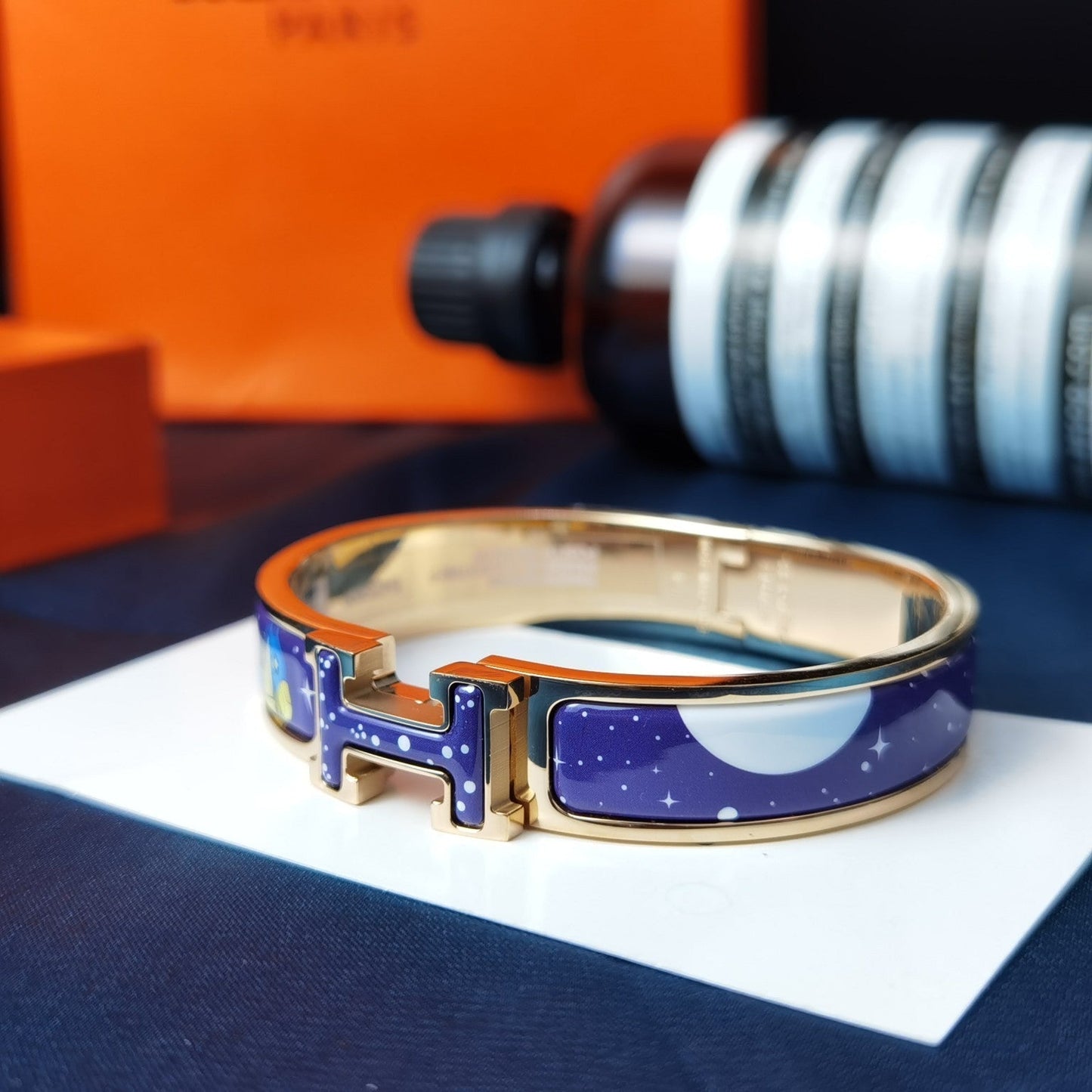 [baslovejewels]H STAR AND MOON BRACELET 12MM