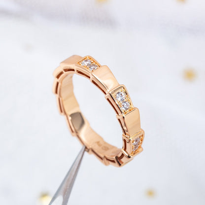 [baslovejewels]SERPENTI RING PINK GOLD  3MM