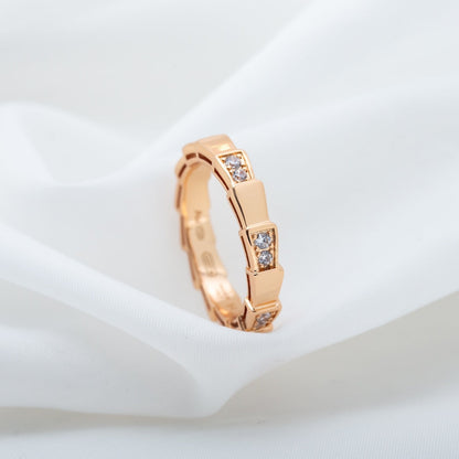 [baslovejewels]SERPENTI RING PINK GOLD  3MM