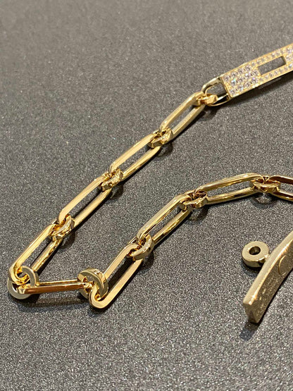 [baslovejewels]CHAINE BRACELET SMALL MODEL DIAMOND