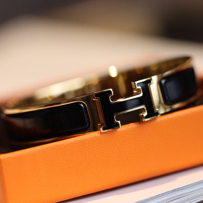 [baslovejewels]H BRACELET 12MM GOLD