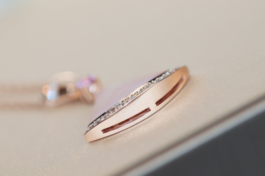 [baslovejewels]DREAM NECKLACE PINK MOP DIAMOND