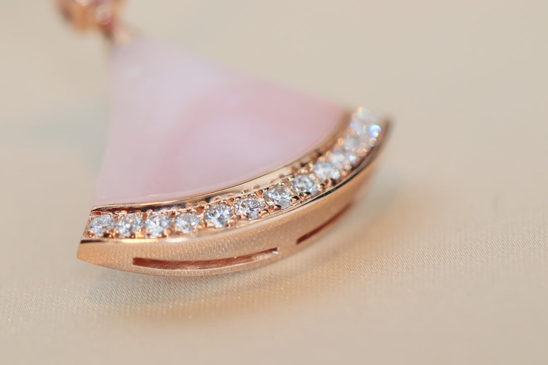 [baslovejewels]DREAM NECKLACE PINK MOP DIAMOND