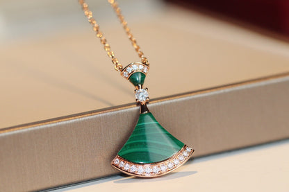 [baslovejewels]DREAM NECKLACE MALACHITE DIAMOND