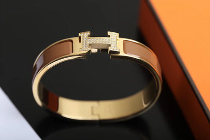 [baslovejewels]H BRACELET GOLD DIAMOND