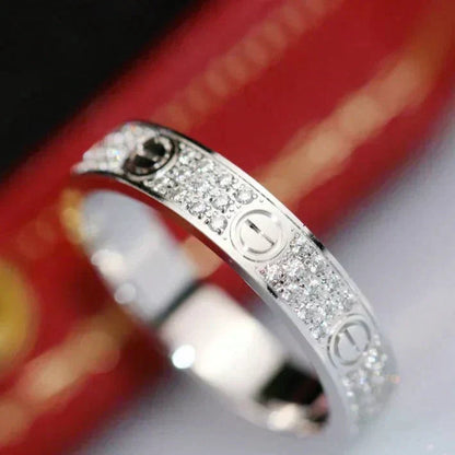 [baslovejewels]LOVE RING 3.6MM DIAMOND PAVED