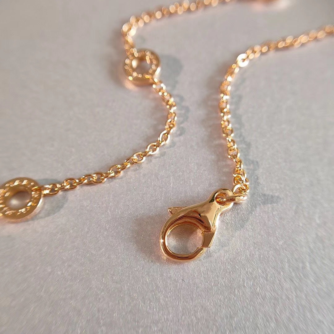 [baslovejewels]ZERO 1 NECKLACE PINK GOLD