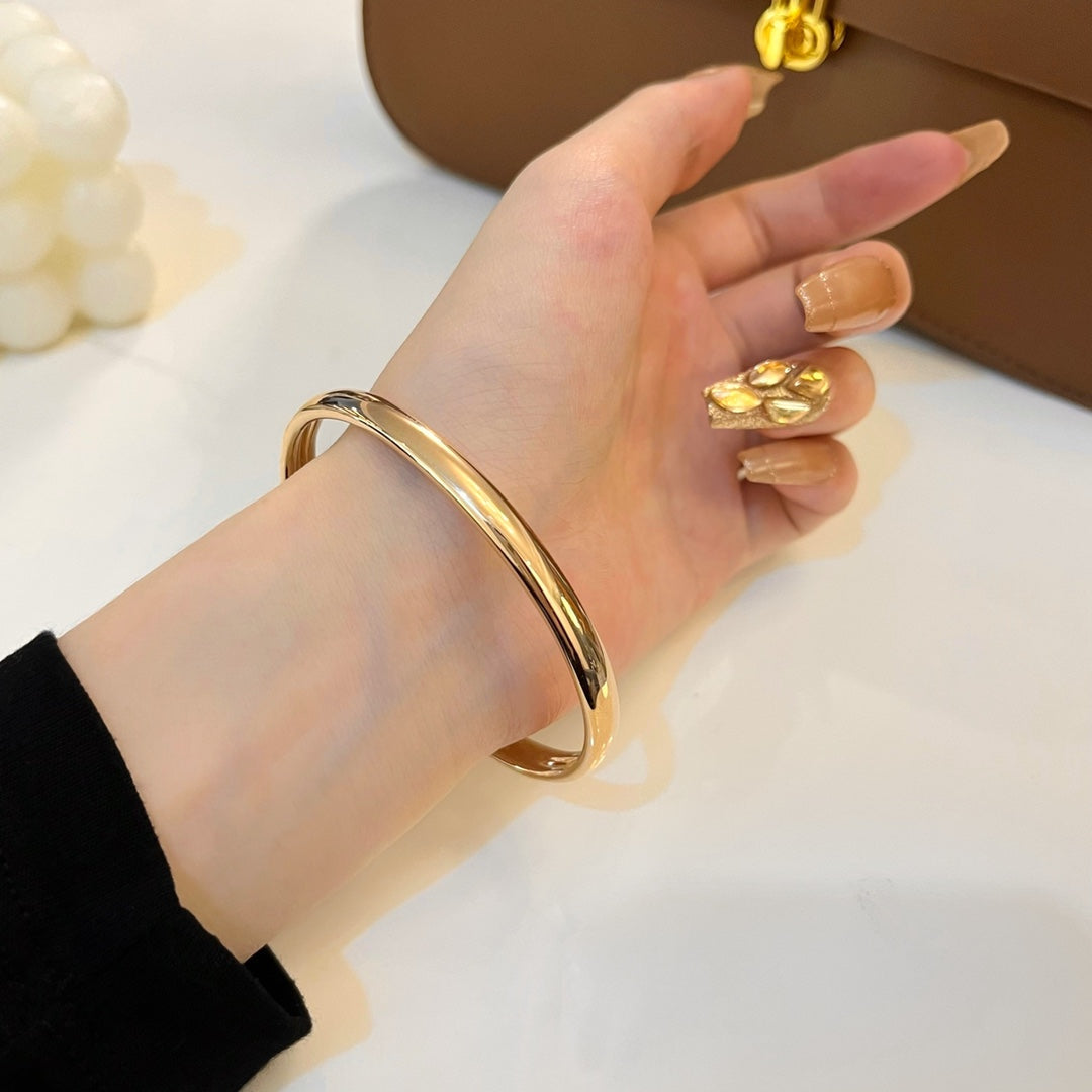 [baslovejewels]PANTHERE GOLD DIAMOND OPEN BRACELET