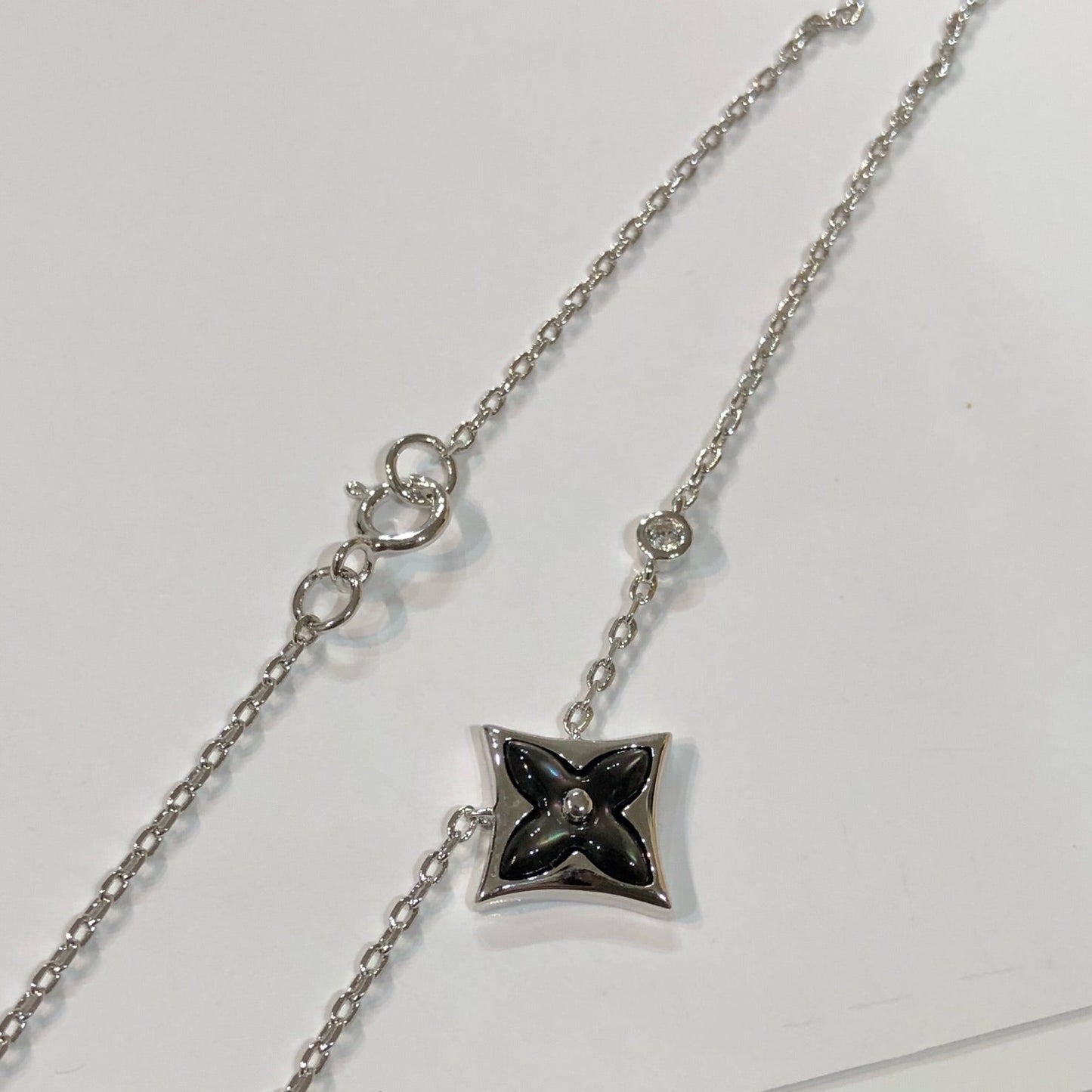 [baslovejewels]STAR BLACK MOP NECKLACE