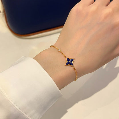 [baslovejewels]COLOR STAR PINK GOLD DIAMOND BRACELET