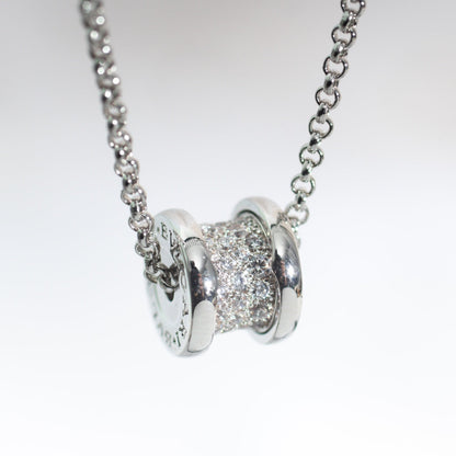 [baslovejewels]ZERO 1 SILVER DIAMOND NECKLACE