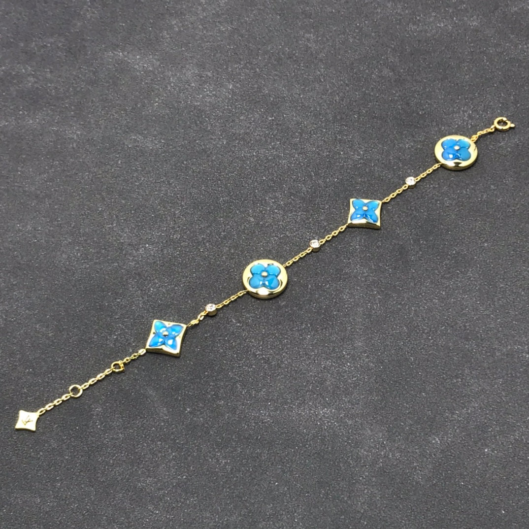 [baslovejewels]STAR AND SUN TURQUOISE 4 MOTIFS 3 DIAMONDS