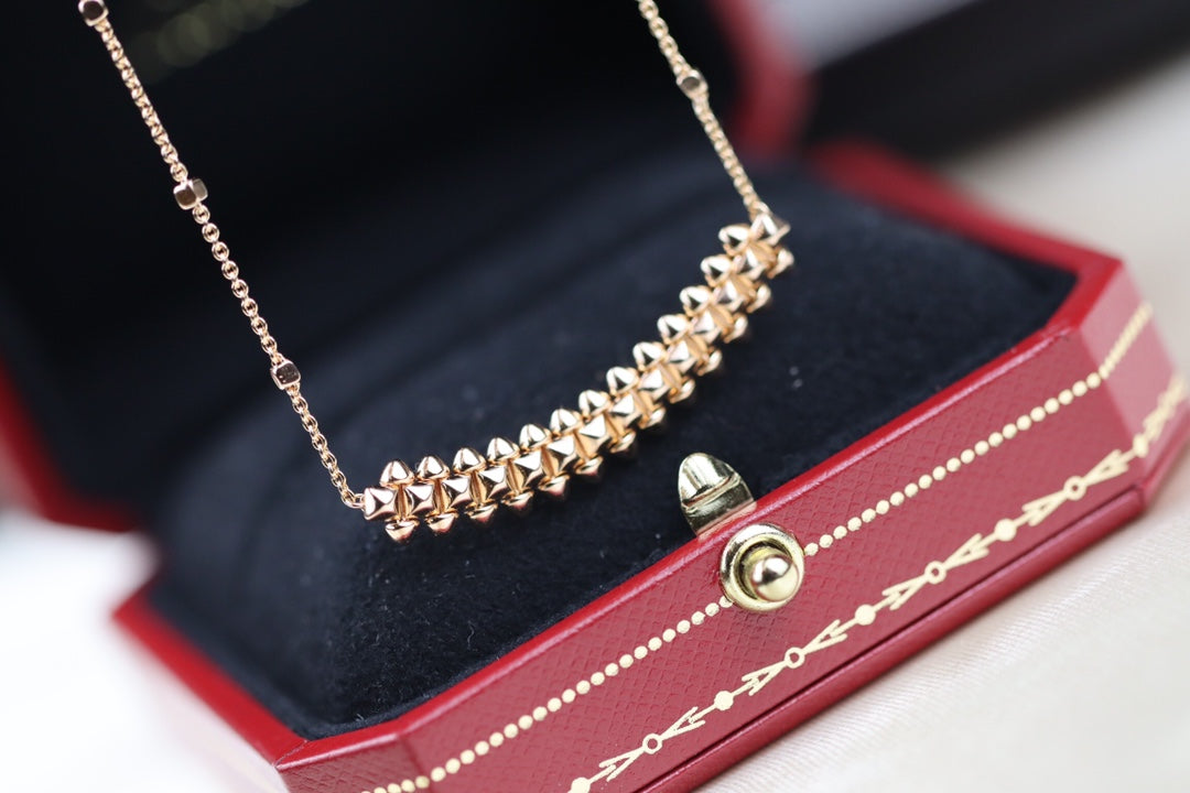 [baslovejewels]CLASH PINK GOLD NECKLACE
