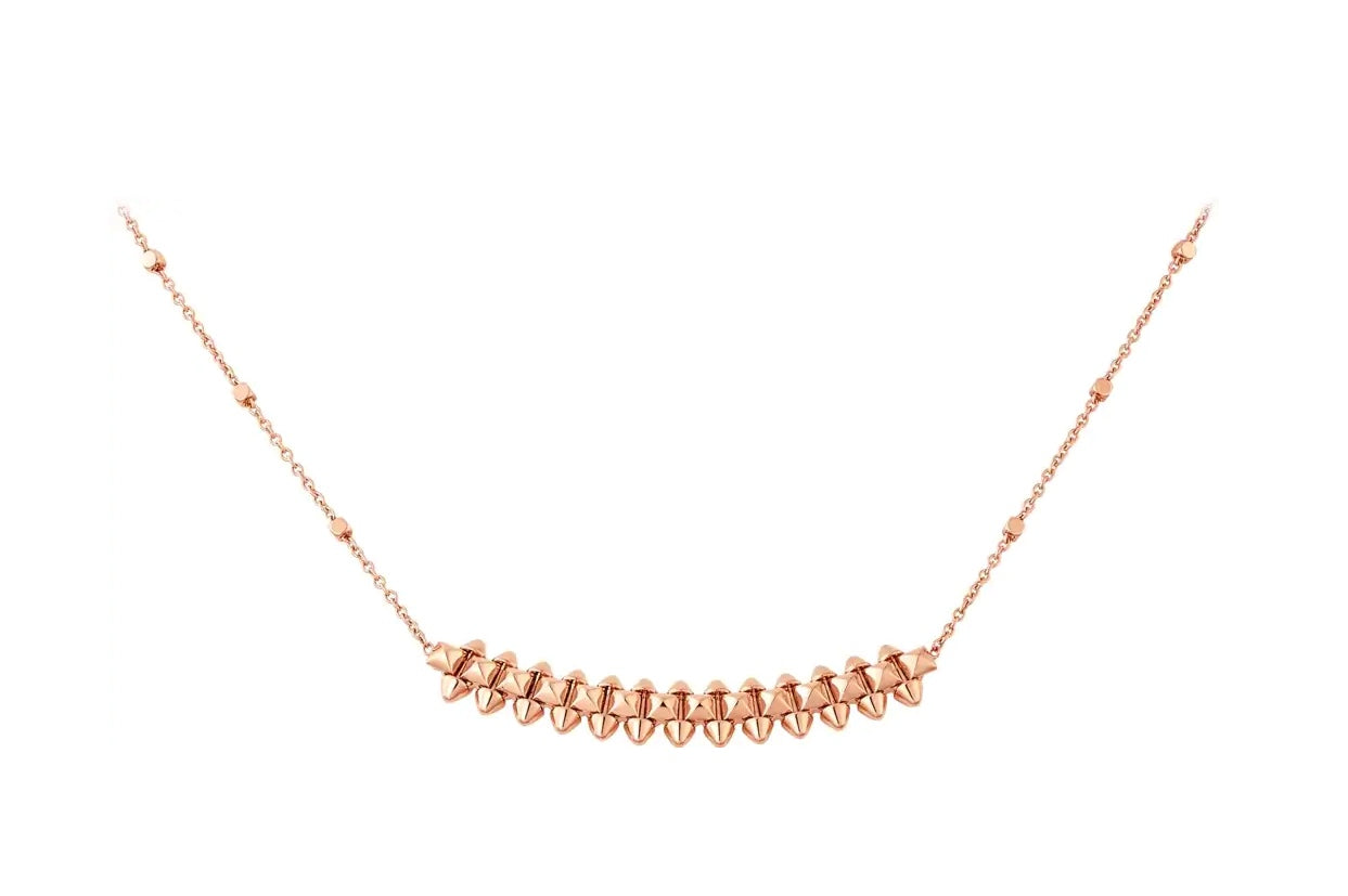 [baslovejewels]CLASH PINK GOLD NECKLACE
