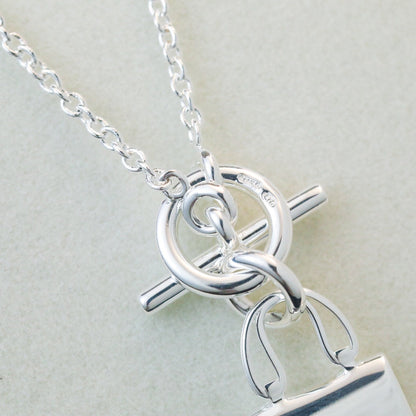 [baslovejewels]POP H PEDANT SILVER NECKLACE