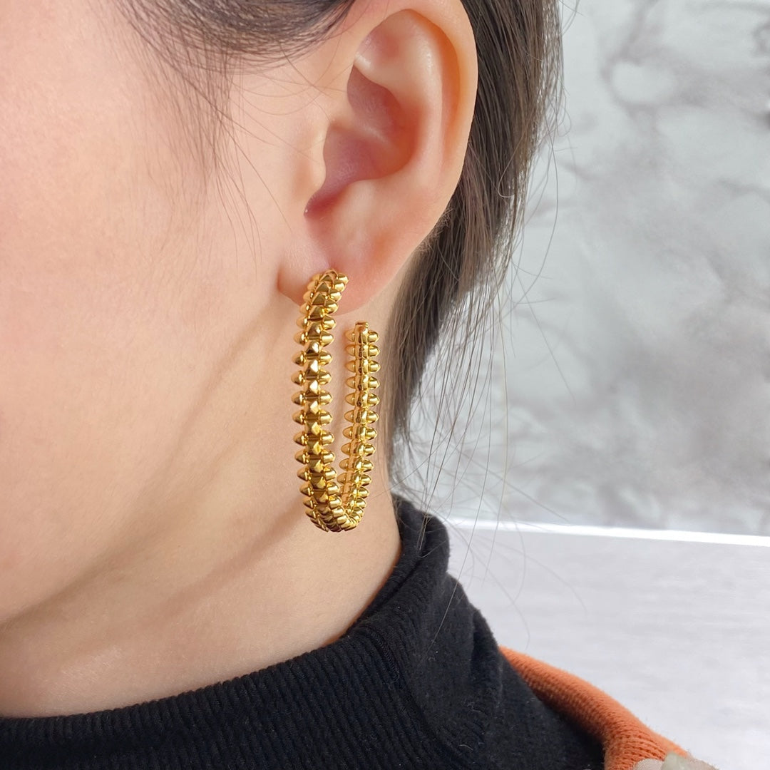 [baslovejewels]CLASH HOOP EARRINGS