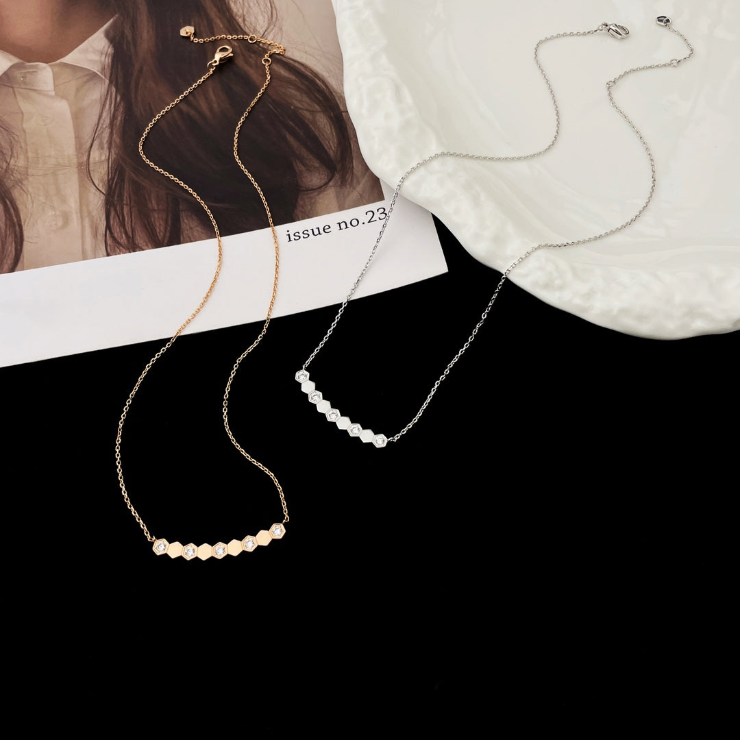 [baslovejewels]BEE MY LOVE DIAMOND NECKLACE