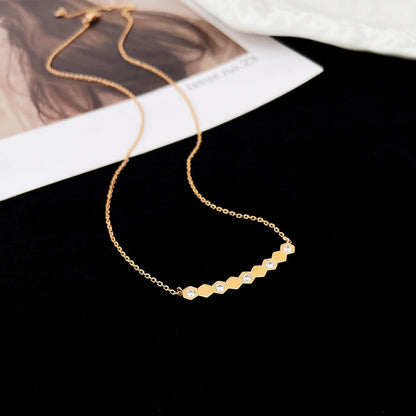 [baslovejewels]BEE MY LOVE DIAMOND NECKLACE