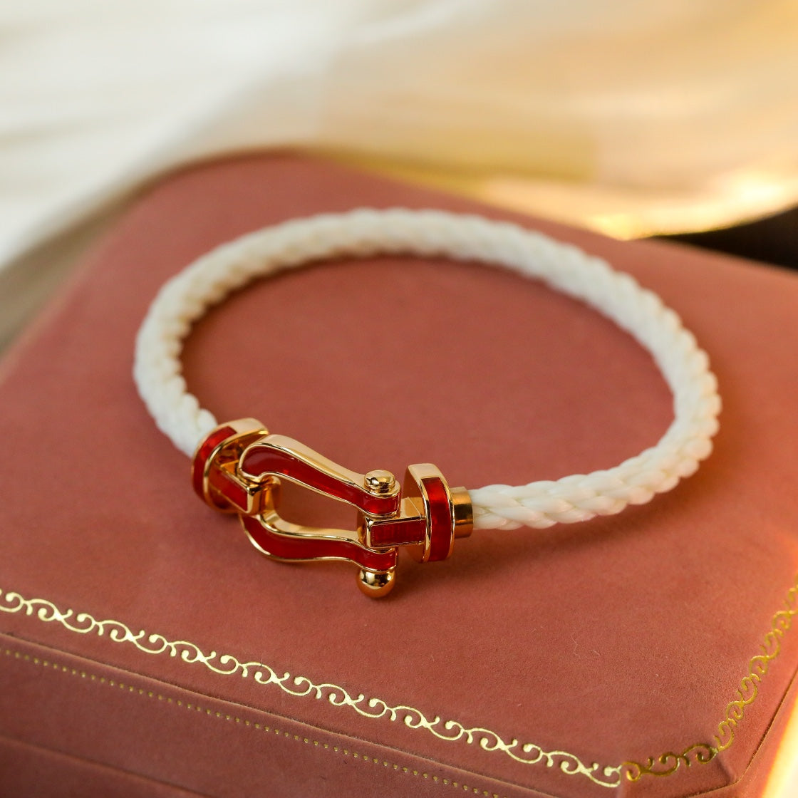 [baslovejewels]FORCE 10 WHITE TEXTILE DIAMOND PAVED