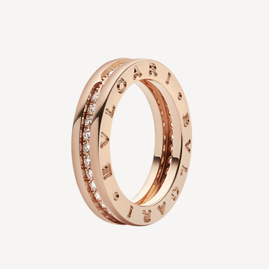 [baslovejewels]ZERO 1 ONE-BAND PAVED DIAMONDS ON THE SPIRAL RING