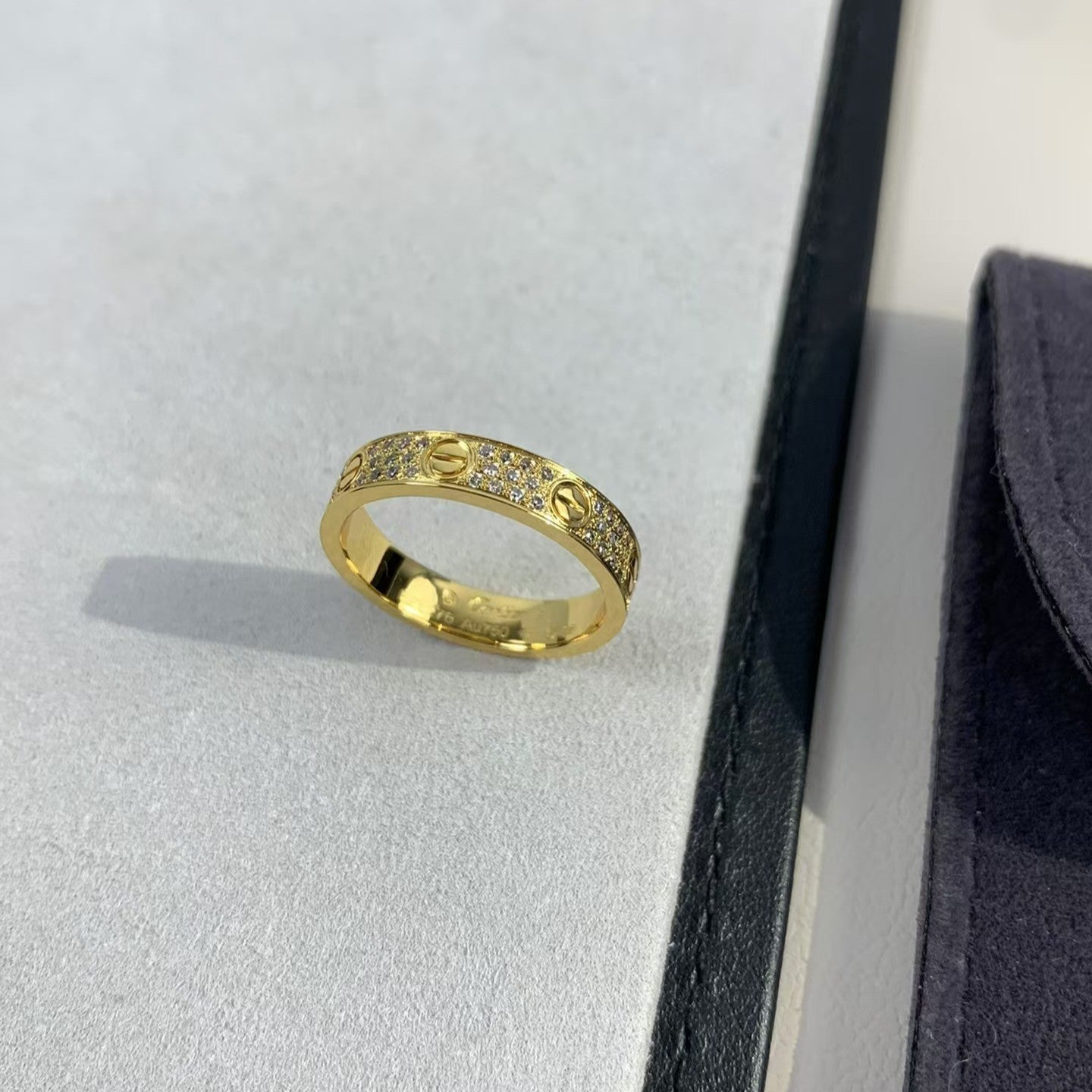 [baslovejewels]LOVE RING 3.6MM DIAMOND PAVED