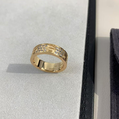 [baslovejewels]LOVE RING 5.5MM DIAMONDS PAVED